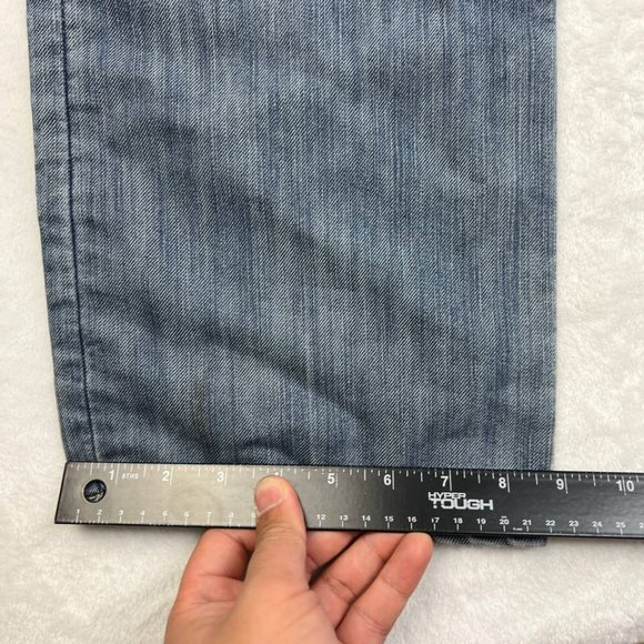 Levi's 514 Slim Straight Jeans Mens 34 x 30 Denim Pants‎ Blue Faded - Picture 4 of 16